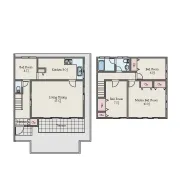 Sannotani Terrace House No.B Floor Plan