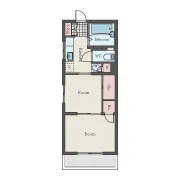MCH川崎南 204号室の間取図