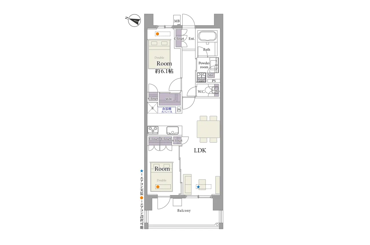 Presis Yokohama Yamashitacho 2F's plan